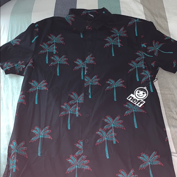 Neff Other - Neff Palm Trees Button-Up